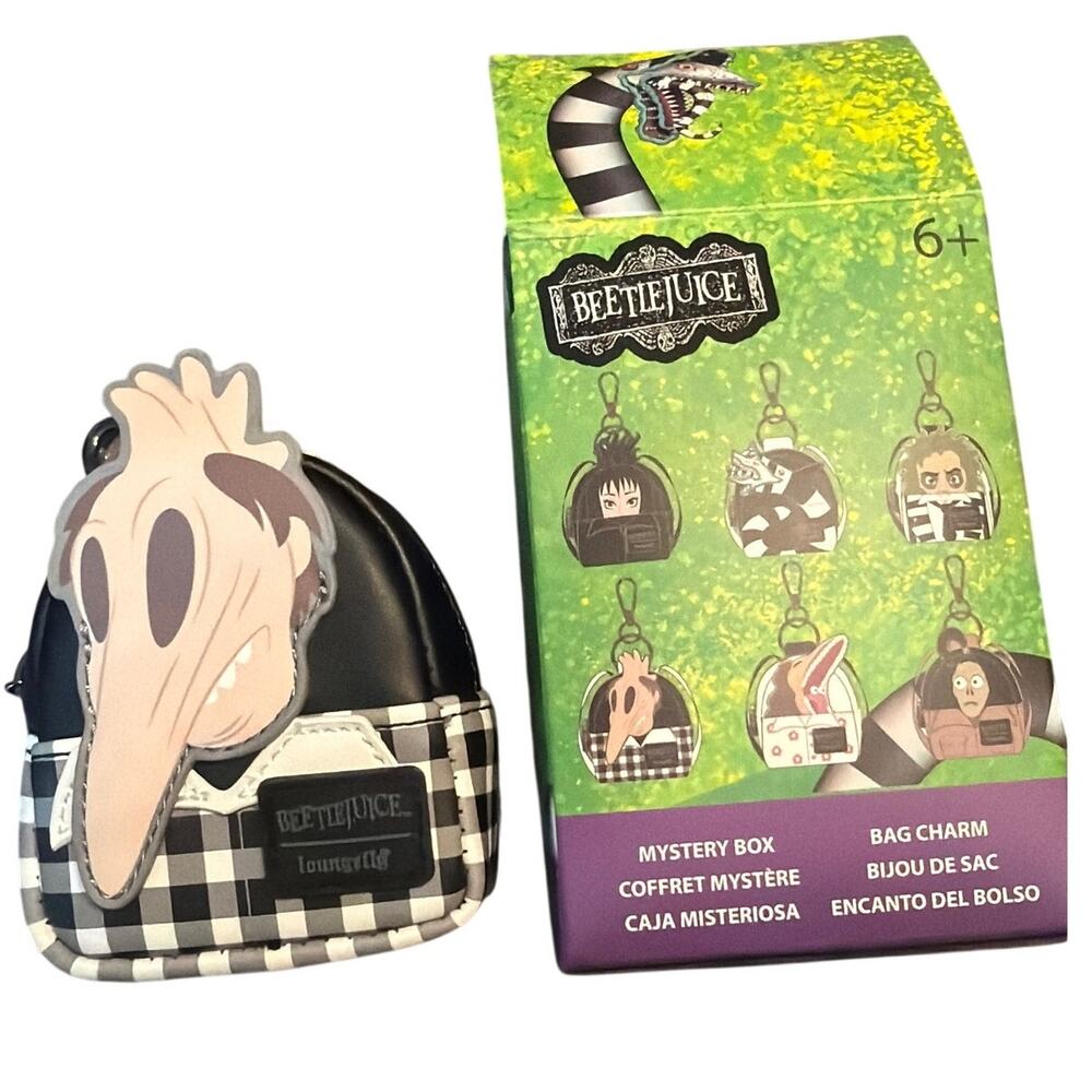 Loungefly Beetlejuice Bag Charm  New with Box
